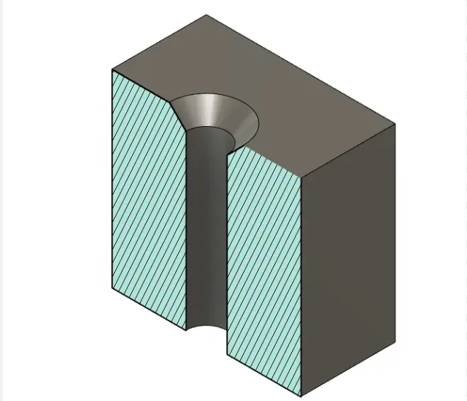 countersunk hole